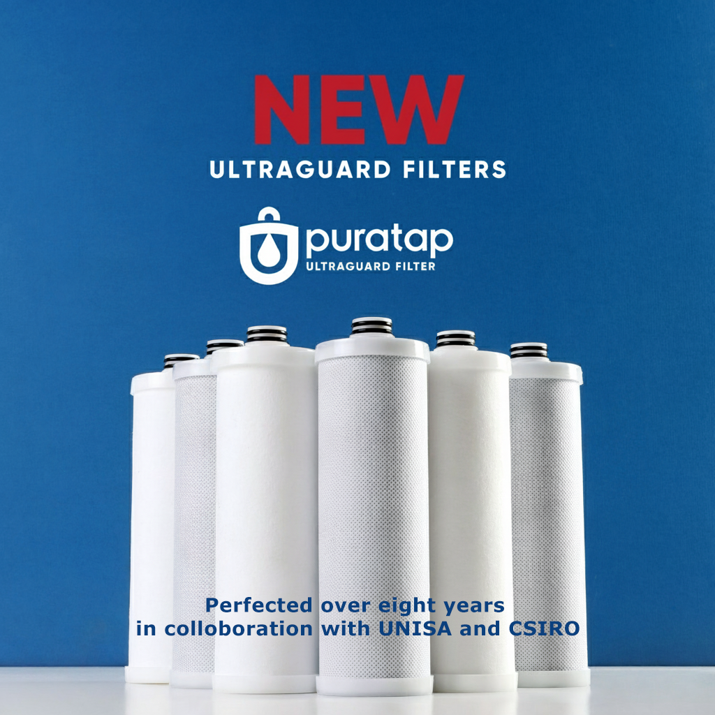 Puratap UltraGuard water filters - NEW filters perfected over eight years in collaboration with UNISA and CSIRO